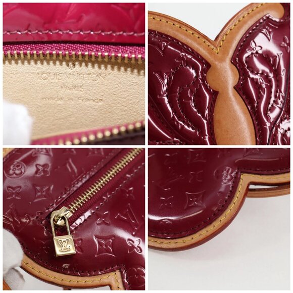 LOUIS VUITTON Vernis Pochette Papillon Shoulder Bag Purple - Picture 13 of 16